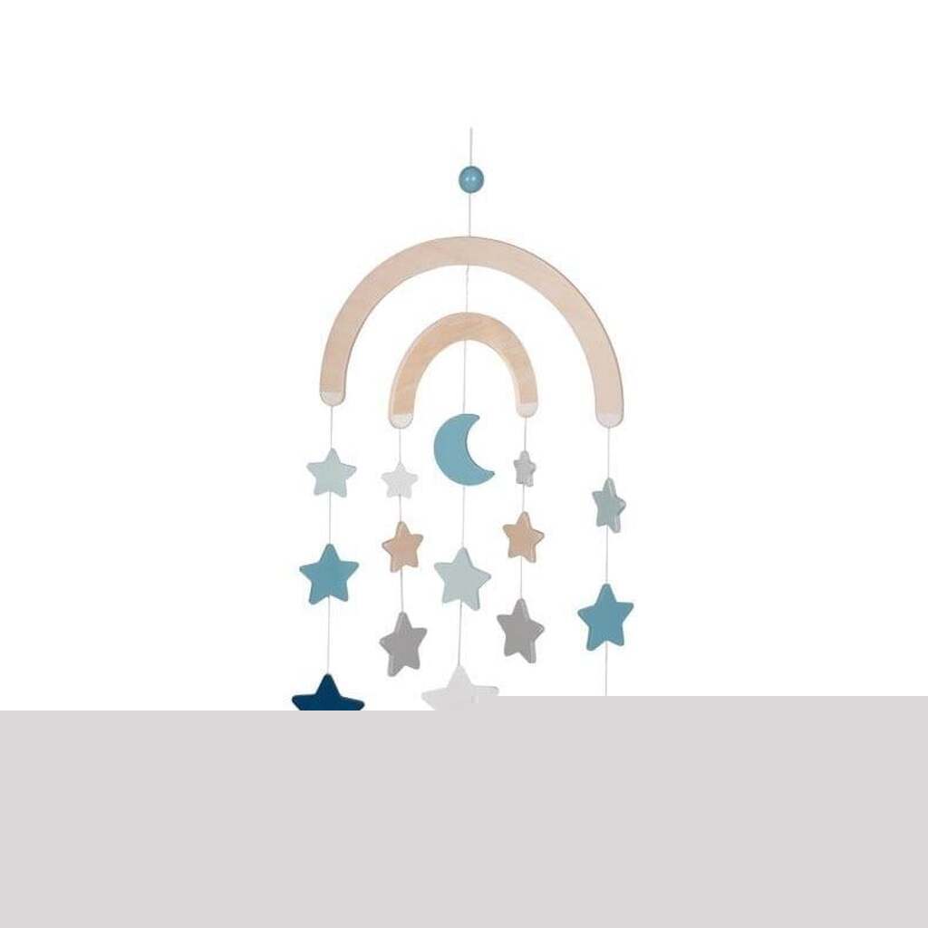 Goki Wooden Baby Mobile Starry Sky Blue