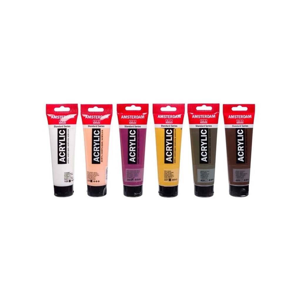 Bruynzeel Amsterdam Standard Series Acrylic Paint Portrait Set 120ml 6pcs.