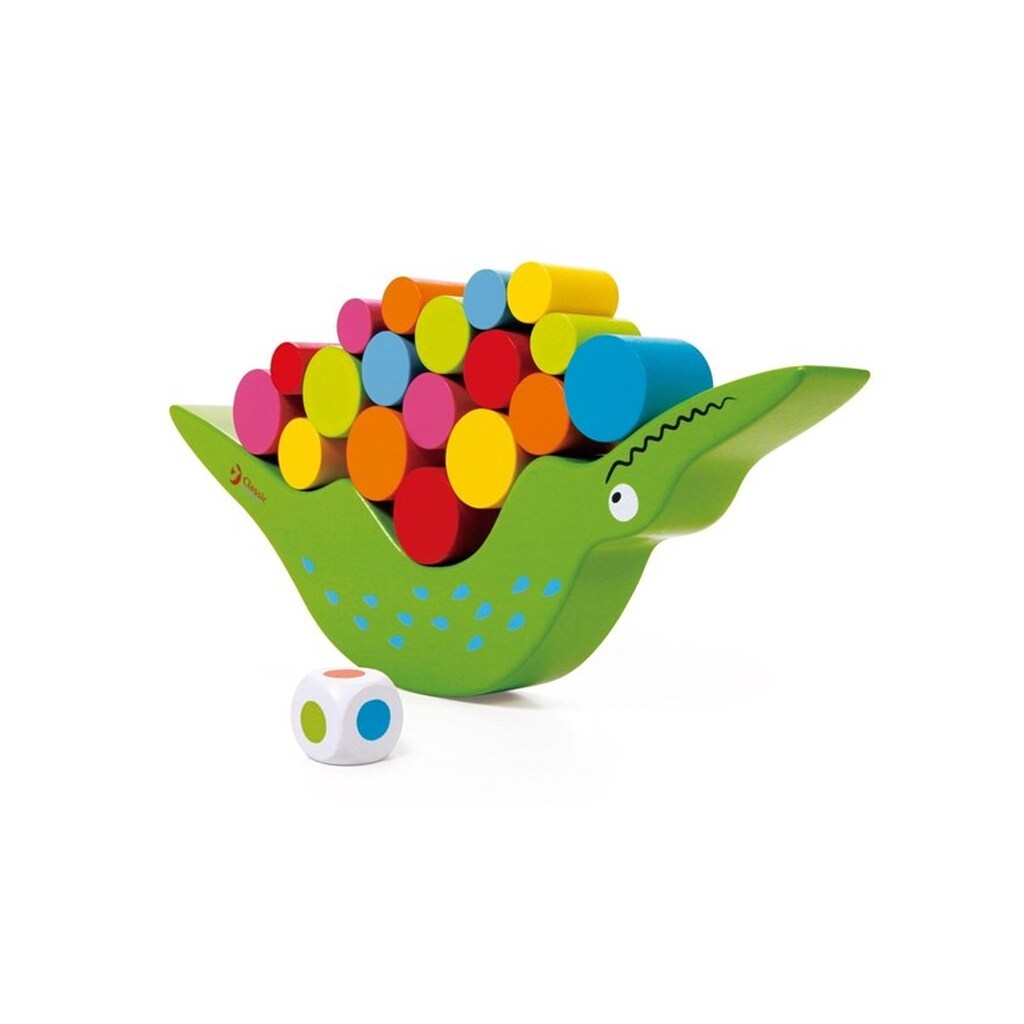 Classic World Wooden Balance Game Crocodile 20 pcs.