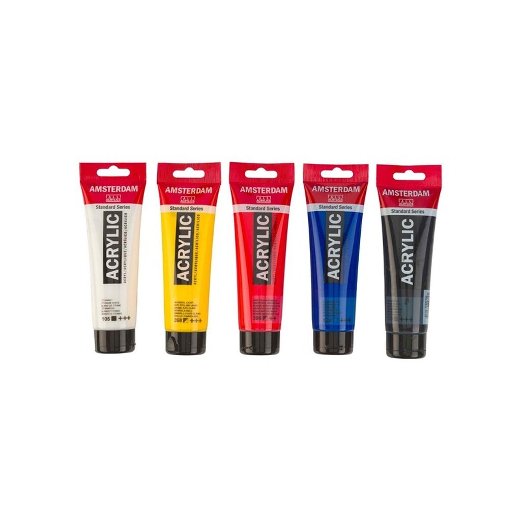 Bruynzeel Amsterdam Standard Series Acrylic Paint Mixing Set 120ml 5pcs.
