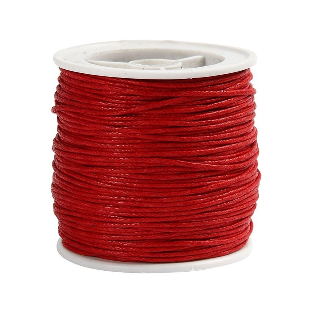 Creativ Company - Cotton cord Red 40m