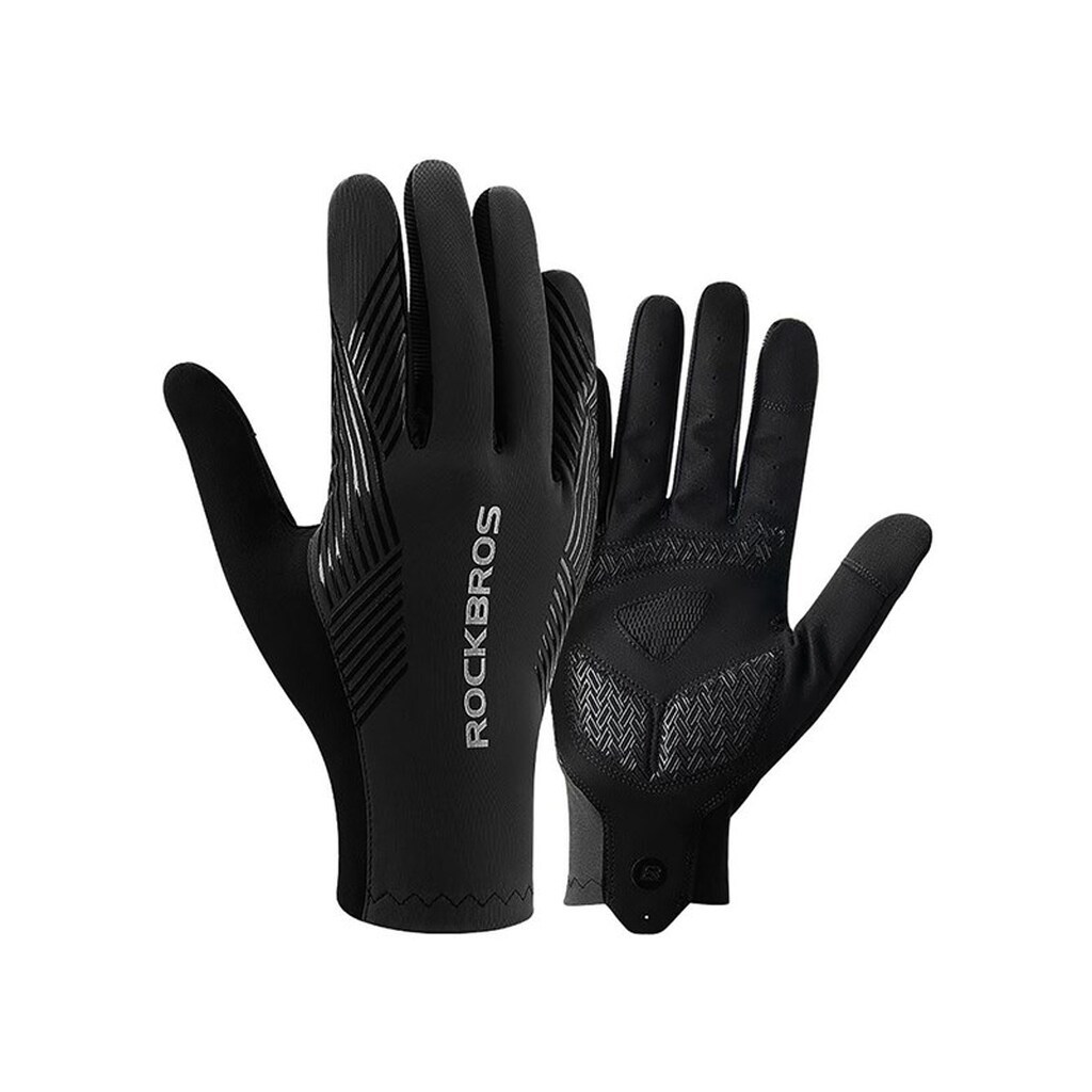 Rockbros cycling gloves spring/summer/autumn full size: XL - black