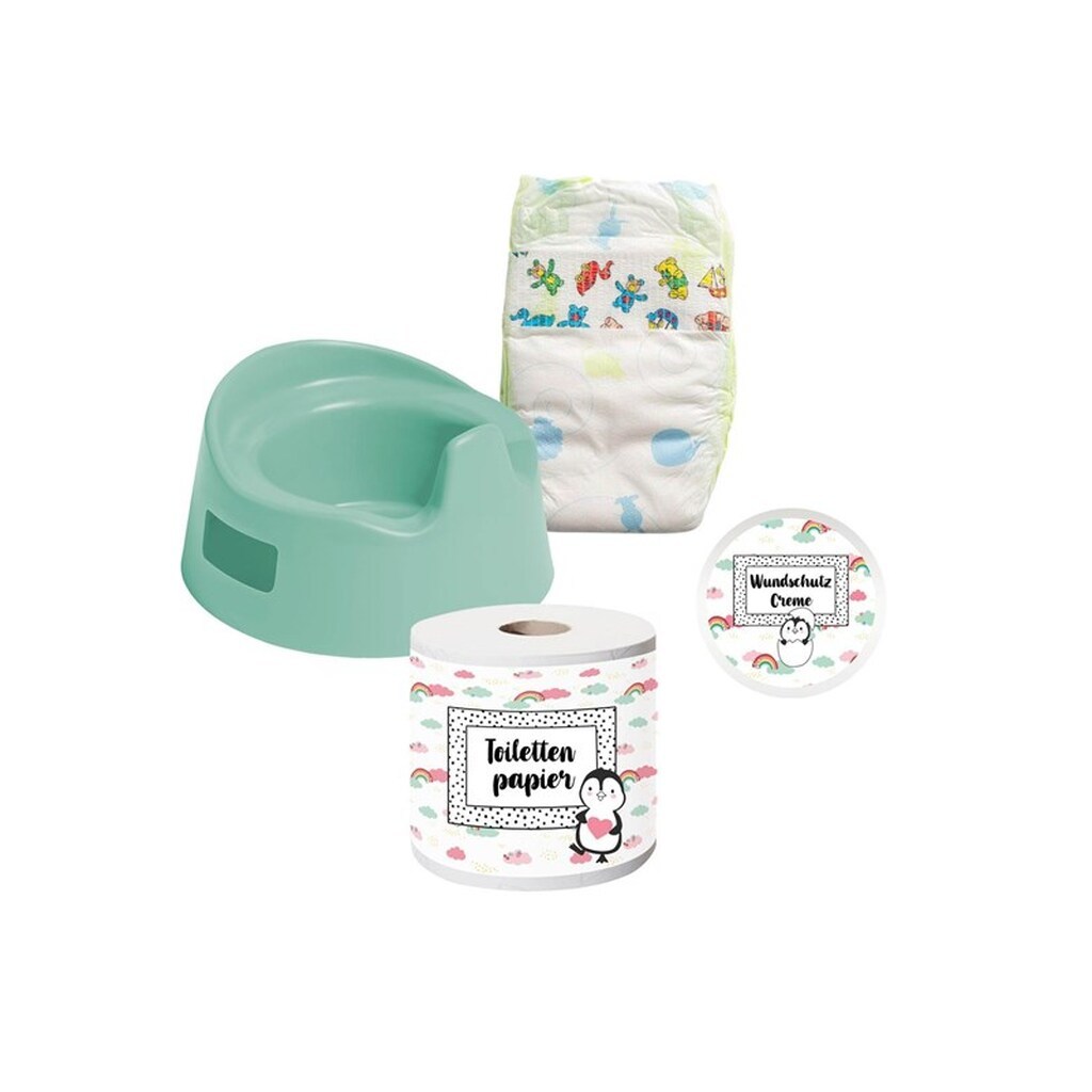 Heless Dolls Potty with Accessories 15cm