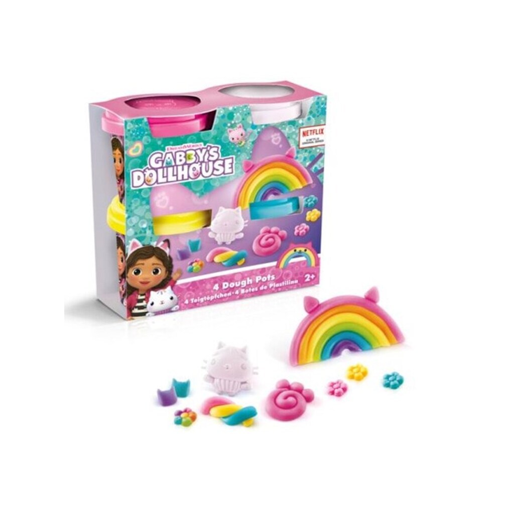 Gabby&apos;s Dollhouse Modellervoks 4-Pack