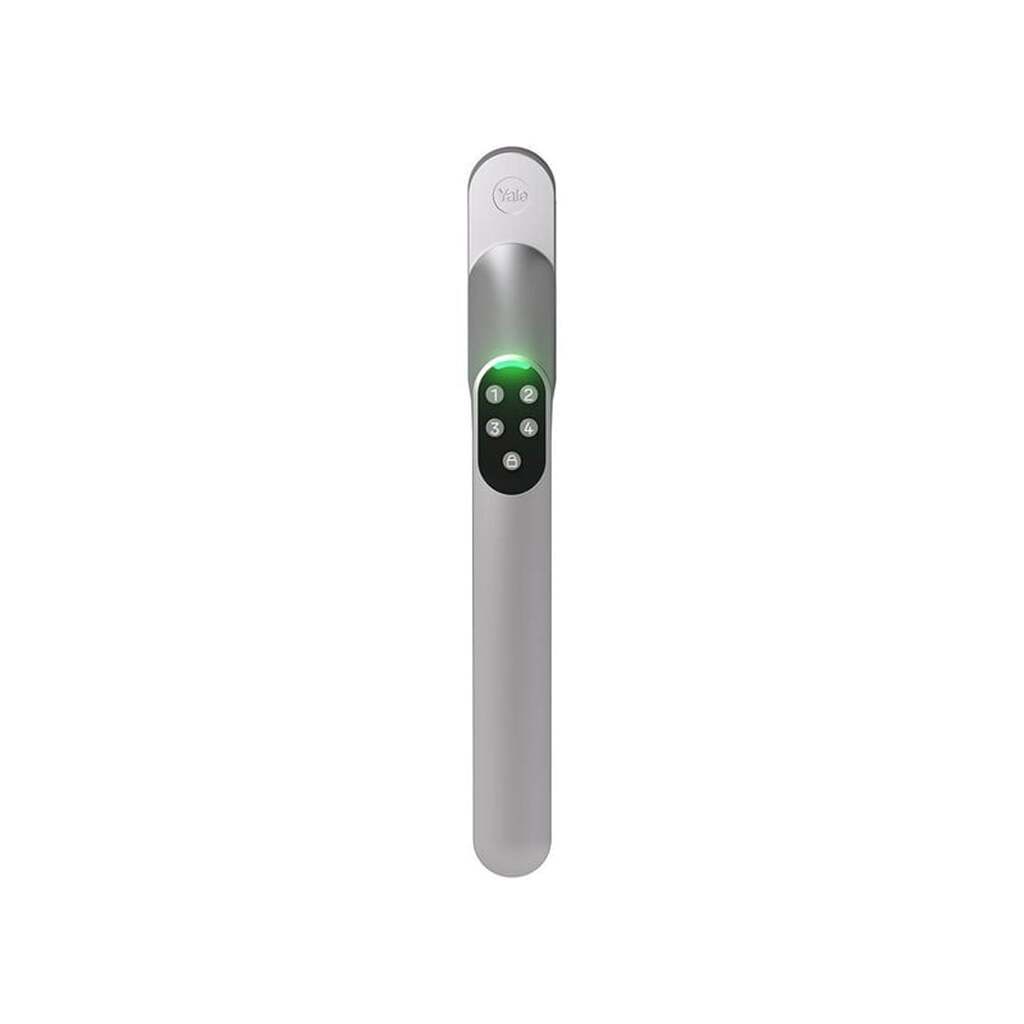 Yale Smart Code Handle Straight Satin Chrome