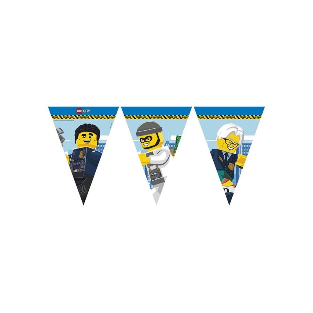 Globos - Paper Bunting FSC Lego City 3mtr.