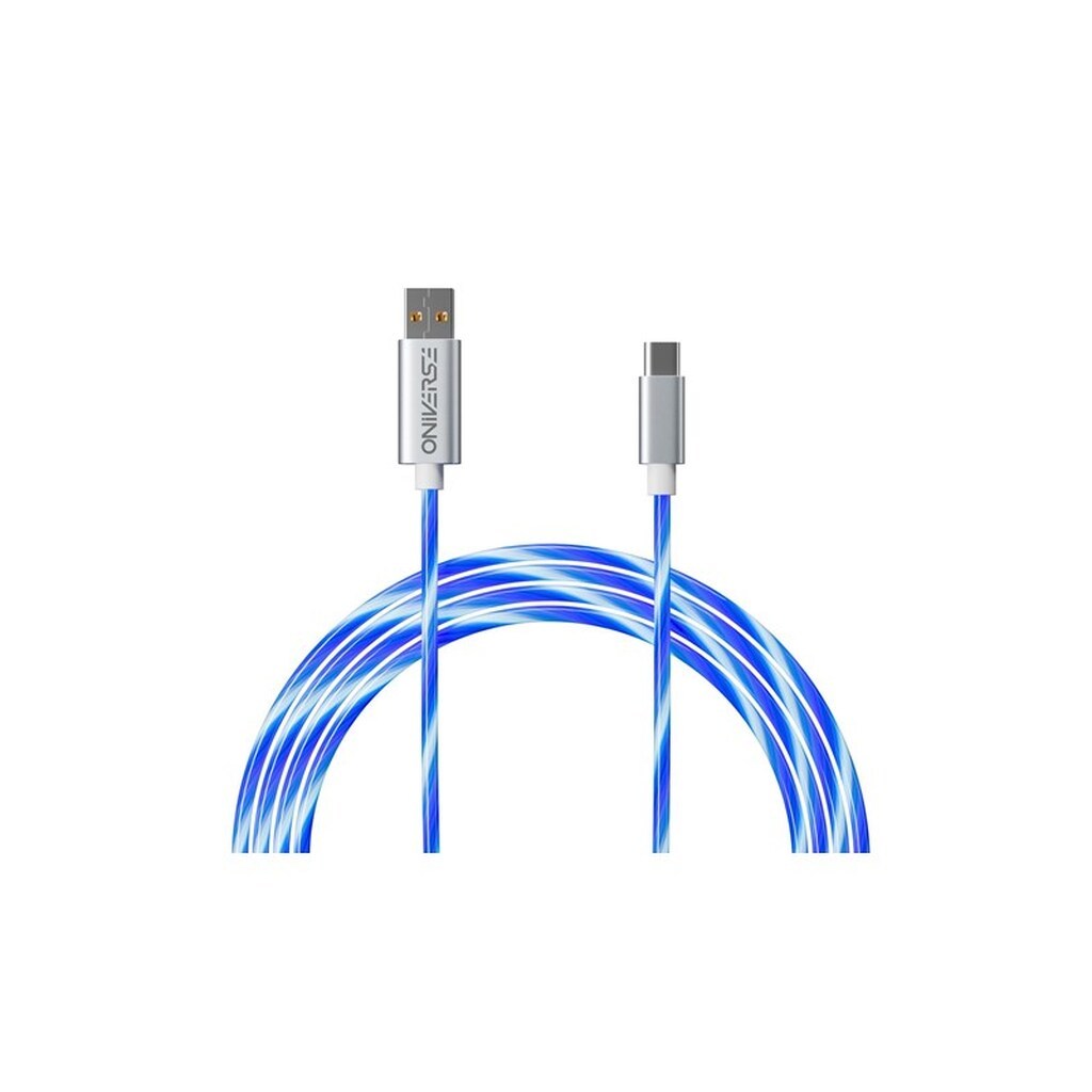 Oniverse USB-A USB-C LED Fast Charging Cable 2 m - Wired Charging cable for wireless game controller