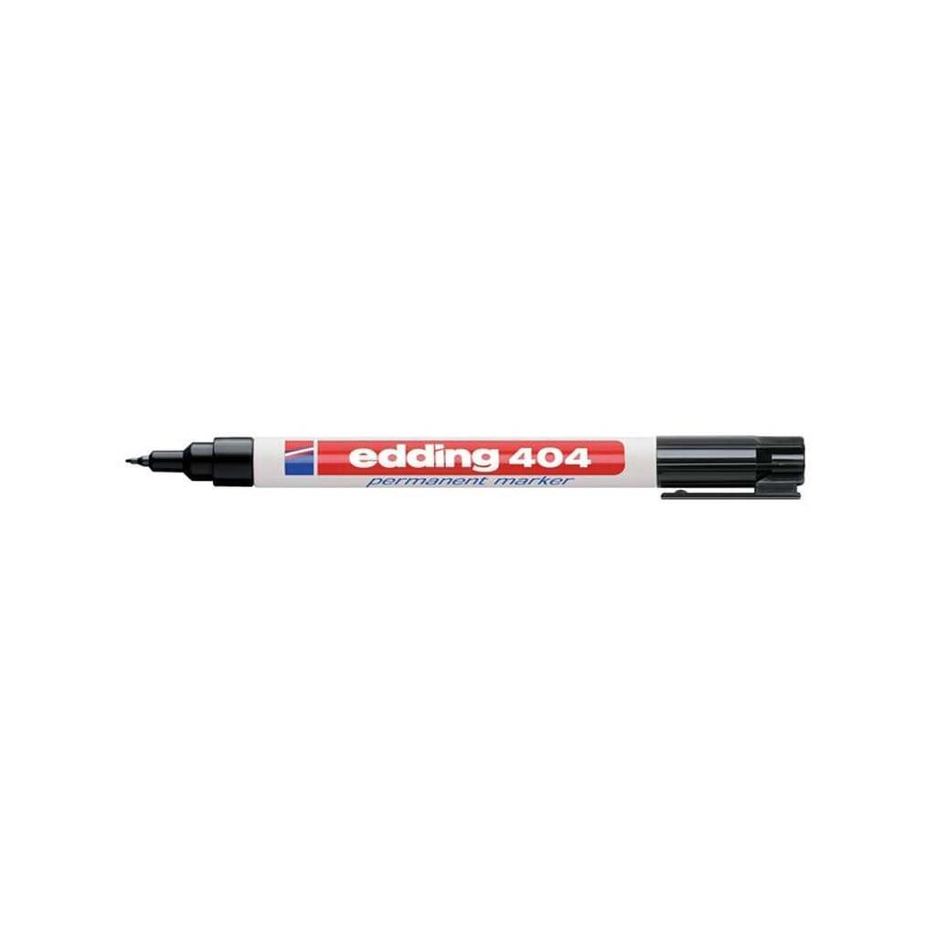 Edding 404 Permanent marker black - 10 pcs