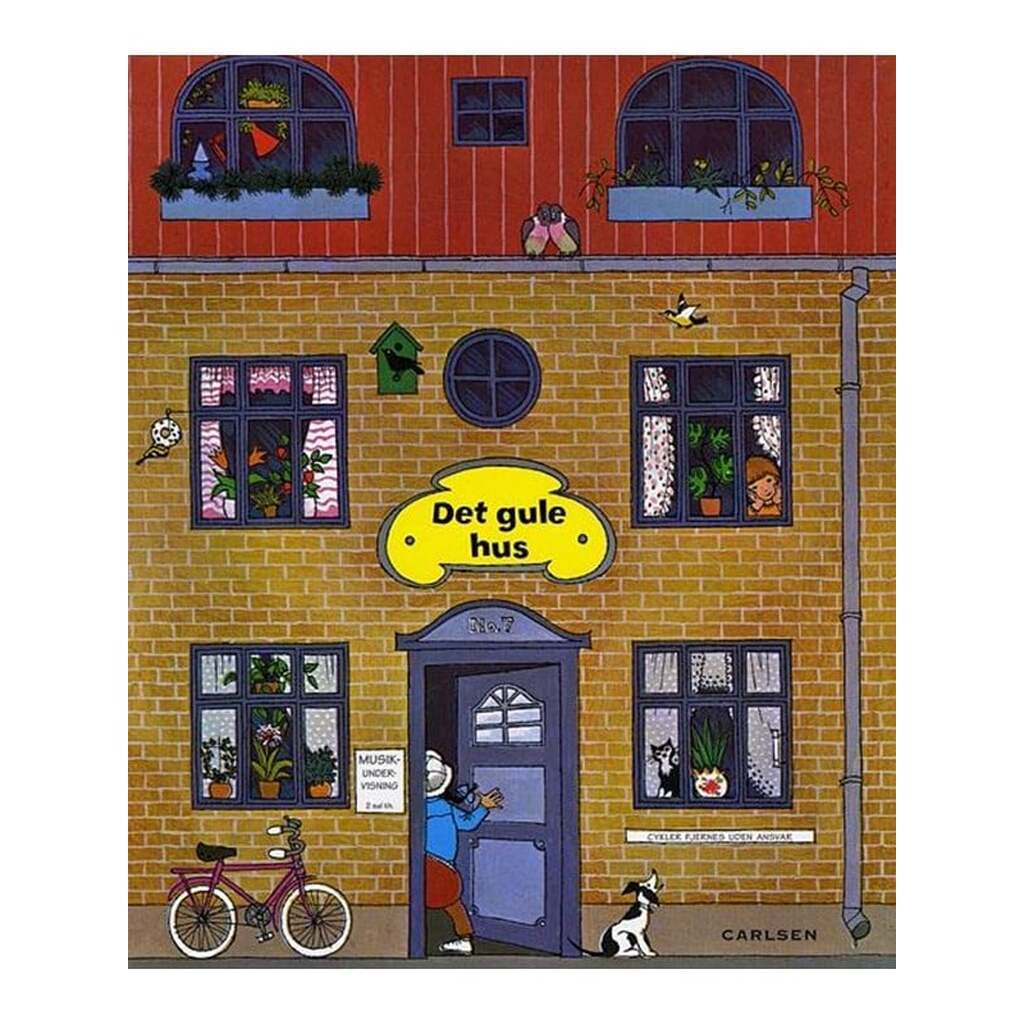 Det gule hus - Børnebog - Hardcover