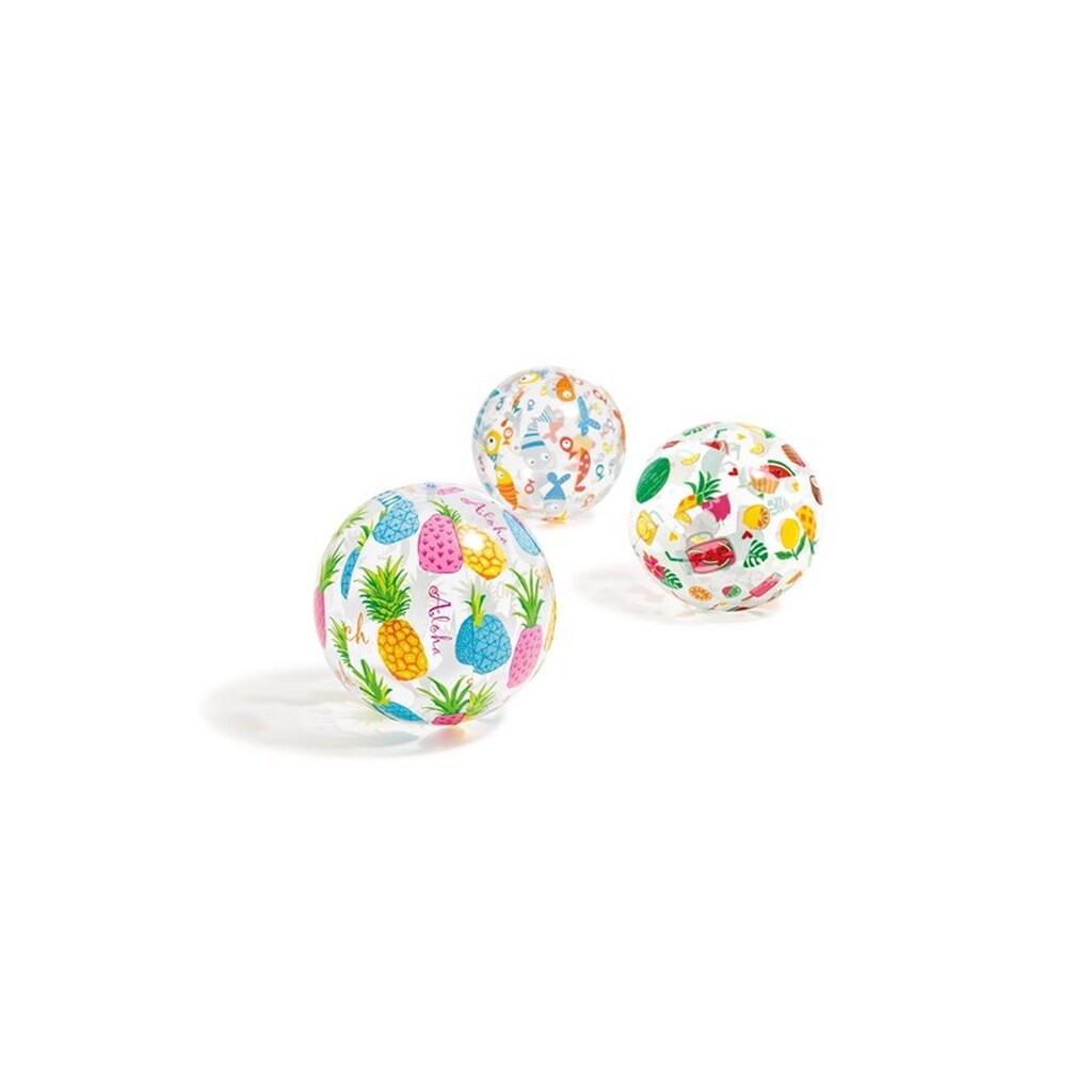 Intex Lively Print Badebolde 51 cm  - assorteret