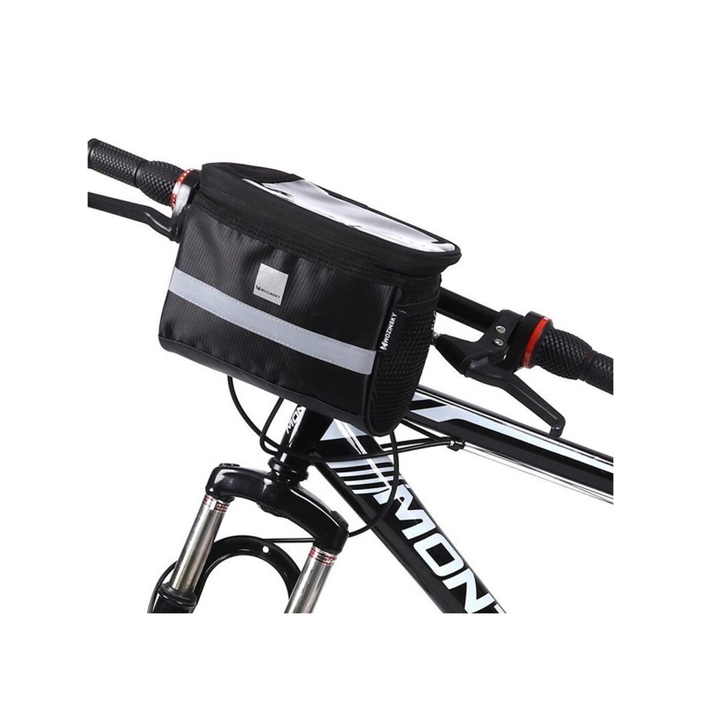 Wozinsky Bike Handlebar Bag with Phone Case 2L Black (WBB12BK)