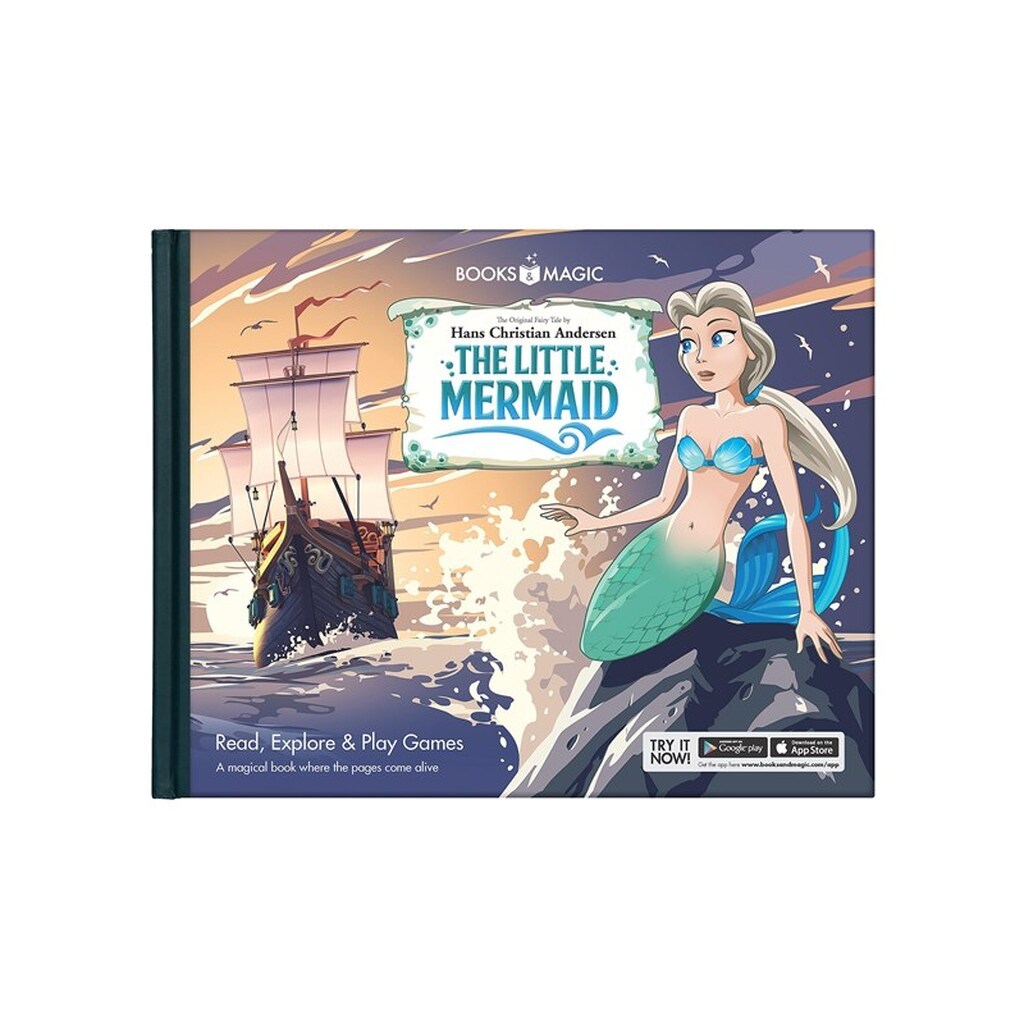 H.C. Andersen - The Little Mermaid - A Magical Augmented Reality Book (English) - Børnebog - Hardback