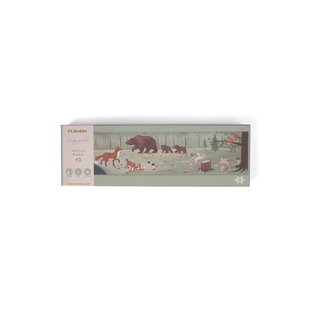 Filibabba Puzzle  with 30 pcs - Nordic animals