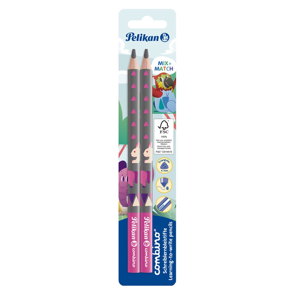 Pelikan Lær-At-Skrive Blyant, Pink
