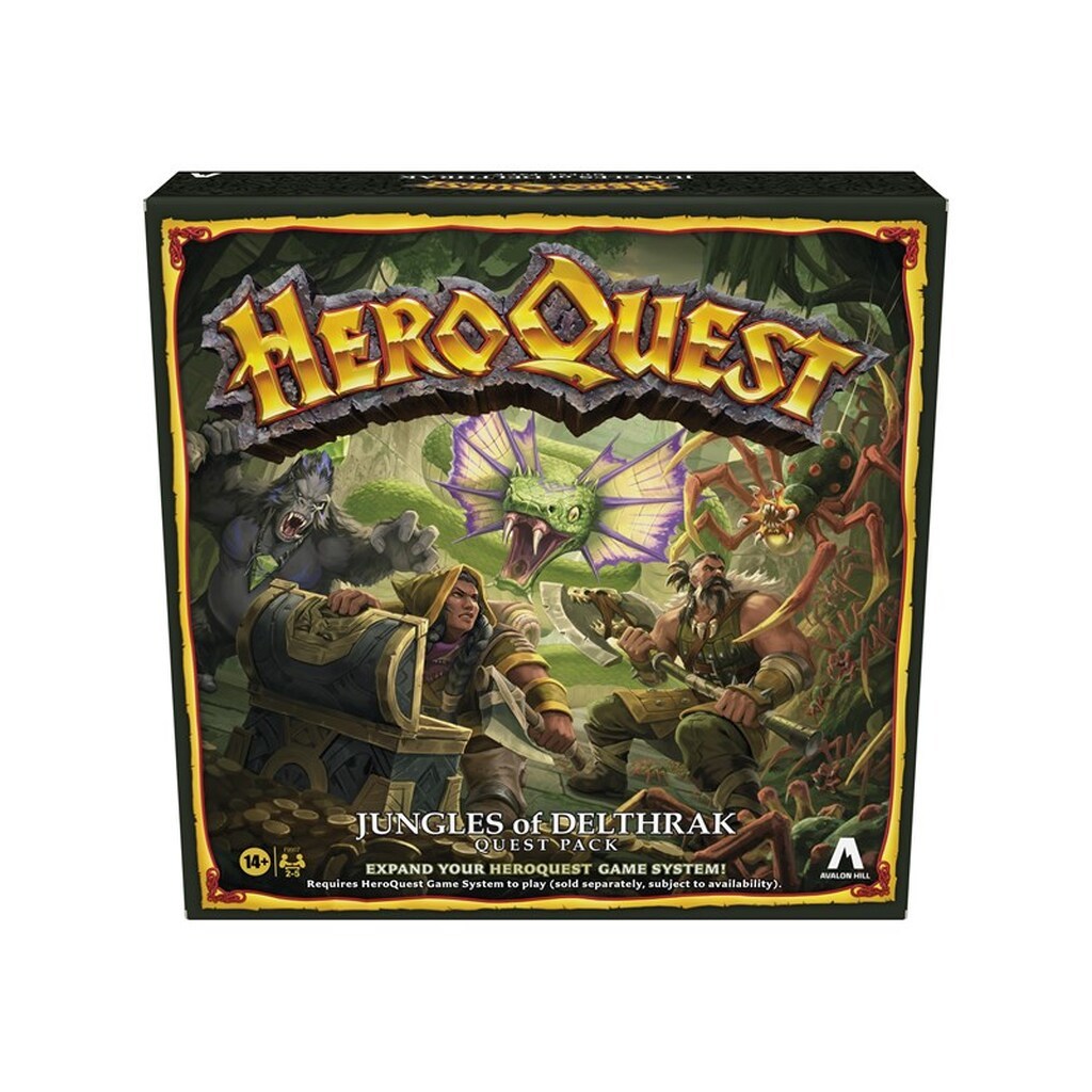 Avalon Hill HeroQuest Jungles of Delthrak Quest Pack - Requires HeroQuest Game System to Play (English)