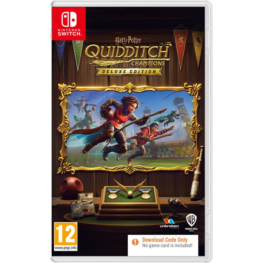 Harry Potter: Quidditch Champions (Deluxe Edition) - Code in a Box - Nintendo Switch - Sport
