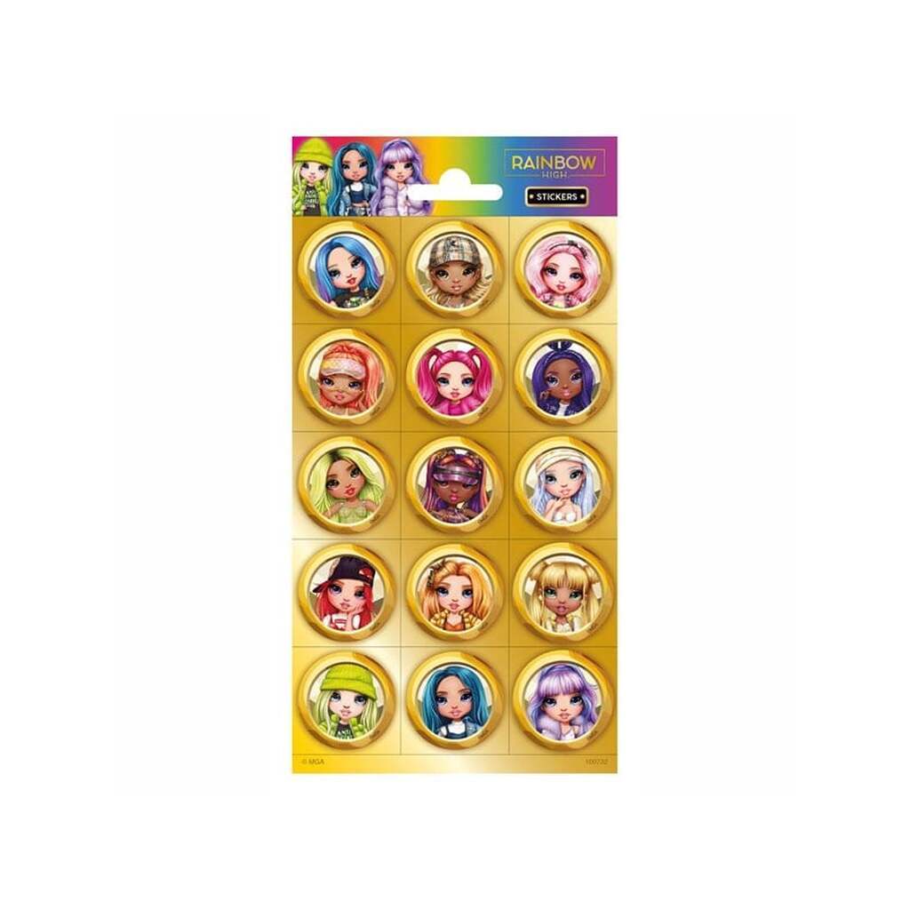 Totum Sticker sheet Rainbow High