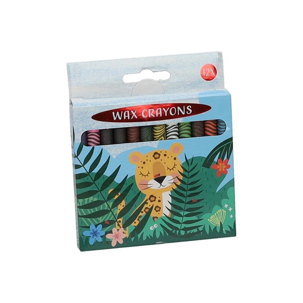 Wins Holland - Crayons Jungle Animals 12 pcs.