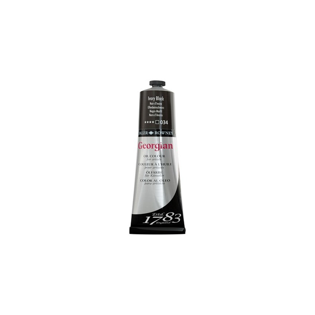 Daler-Rowney Georgian Oil 225 ml Ivory Black