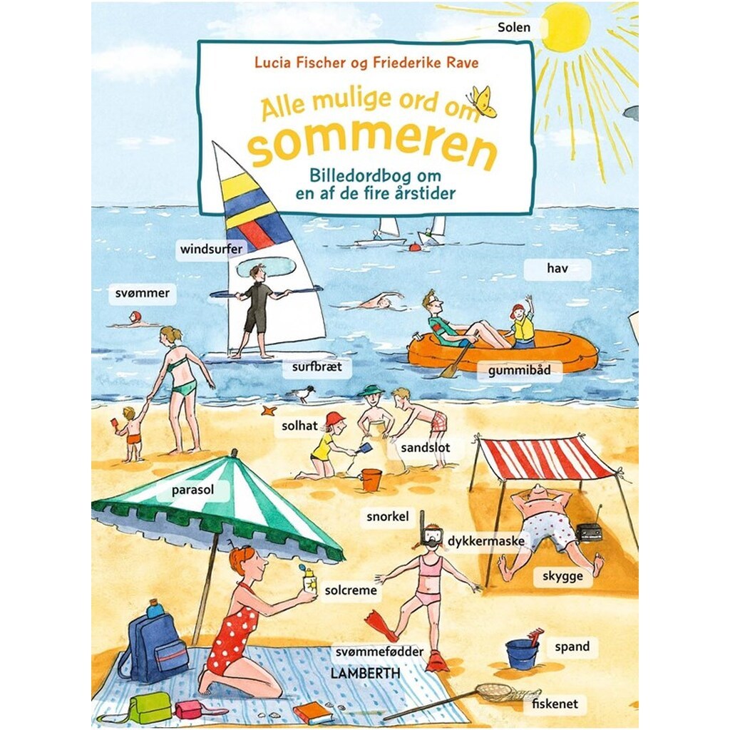 Alle mulige ord om sommeren - Børnebog - Hardcover
