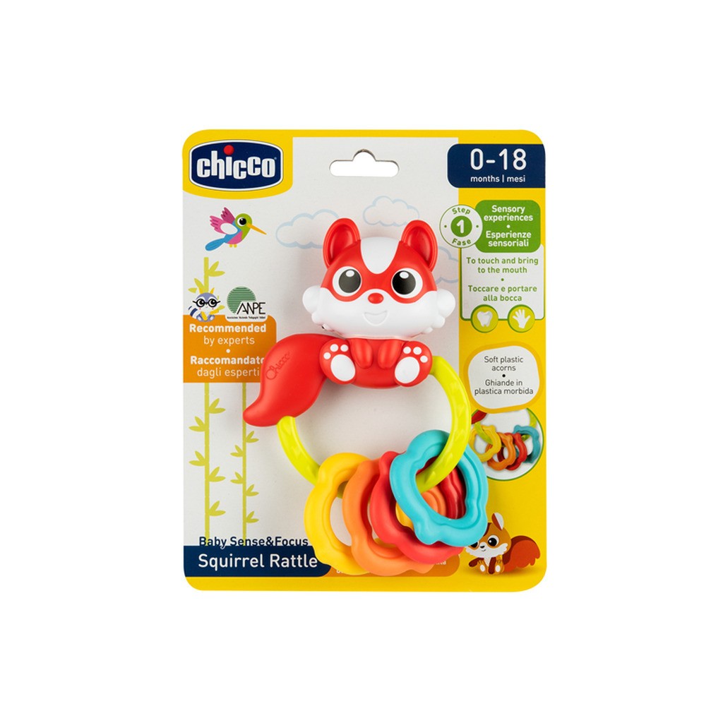 Chicco -Squirrel Rattle