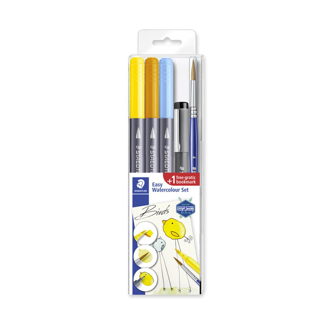 Staedtler Mixed Sæt Akvarel Fugle