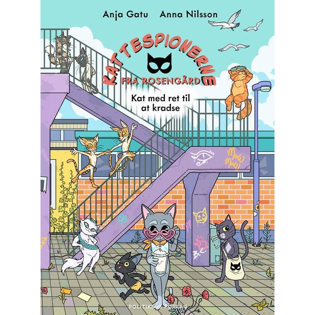 Kattespionerne fra Rosengård 2 - Kat med ret til a - Børnebog - Hardback