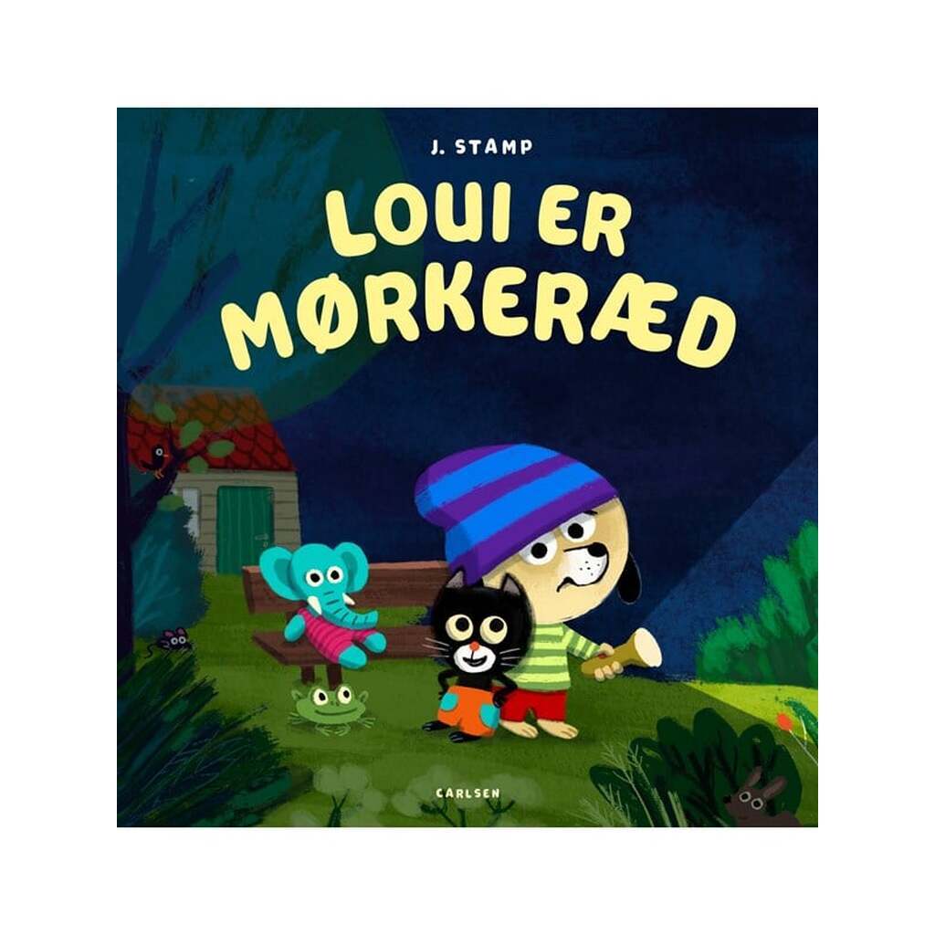 Loui er mørkeræd - Børnebog - Hardcover