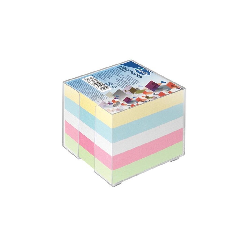 CENTRUM Cube med kulørt papir ca. 9*9cm.