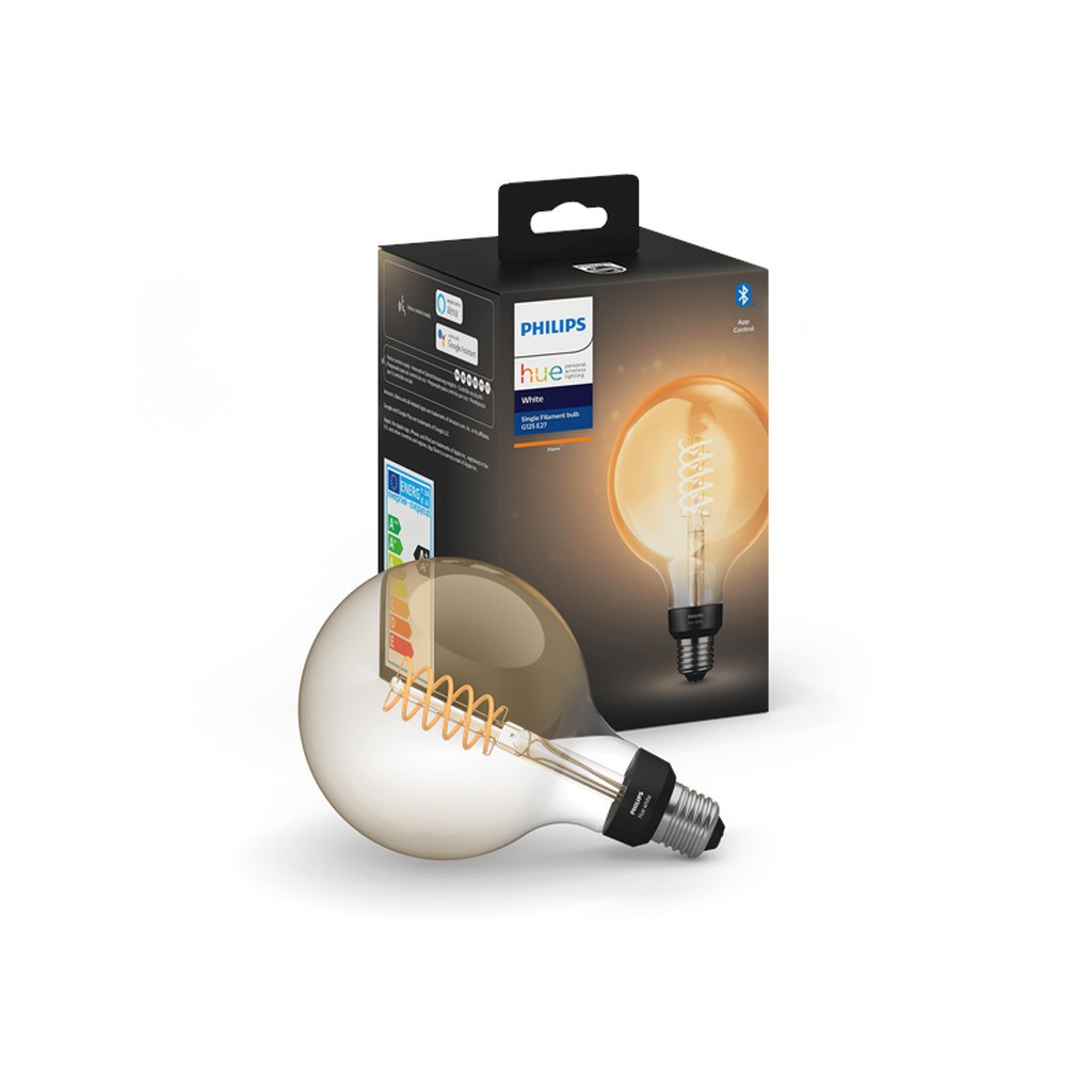Philips Hue Filament Globe G125, 7W, White, E27