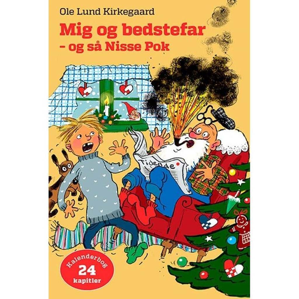 Mig og bedstefar - og så Nisse Pok - Børnebog - Hardcover