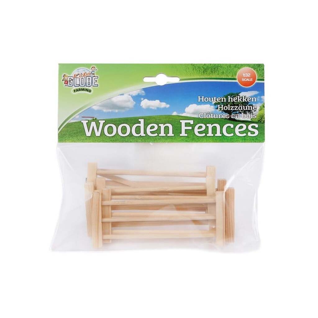 Kids Globe Wooden Fences 1:32 6 pcs.