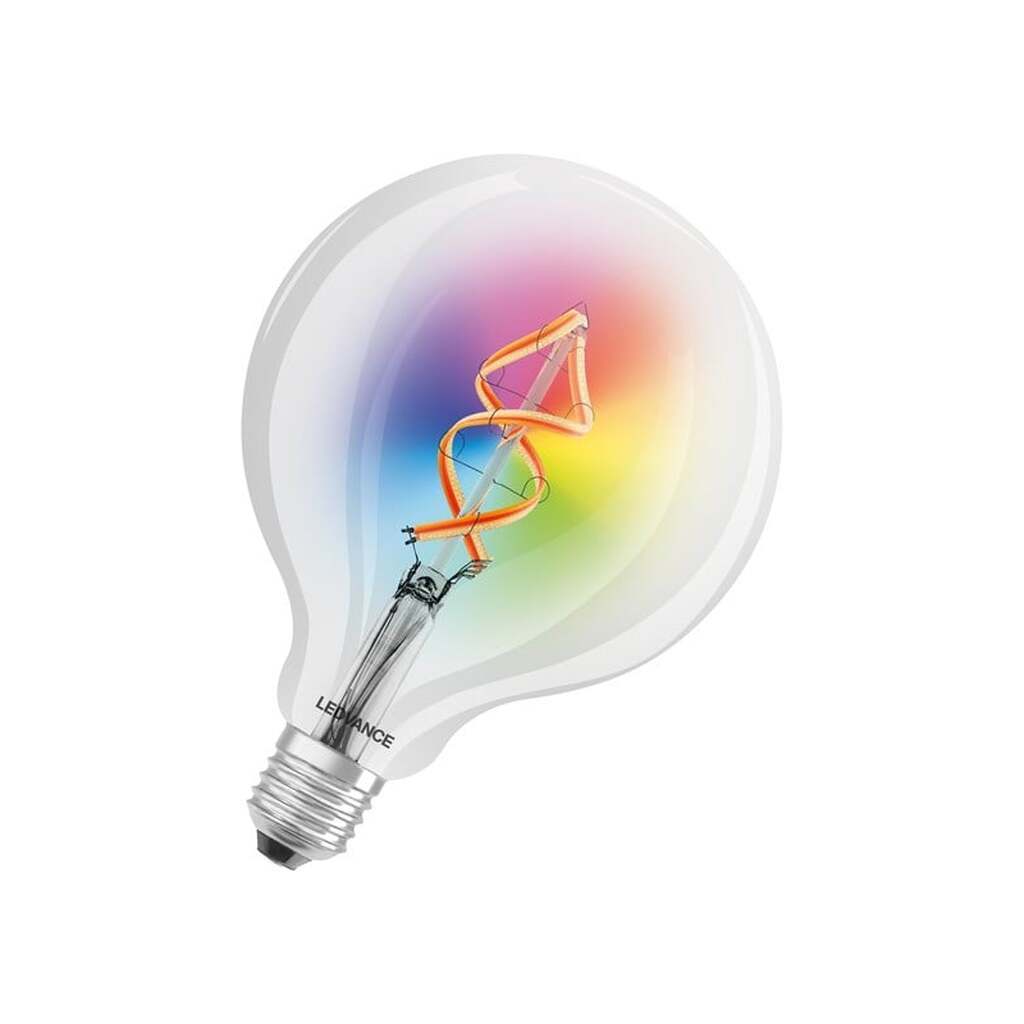 LEDVANCE SMART+ globe 125 RGBW klar filament E27 WiFi