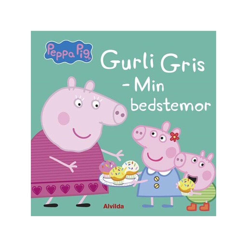 Peppa Pig - Gurli Gris - Min bedstemor - Børnebog - Papbog