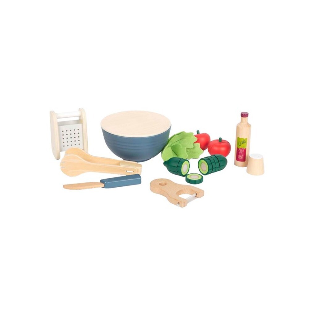 Small Foot - Wooden Toy Food Salad Playset 11pcs.