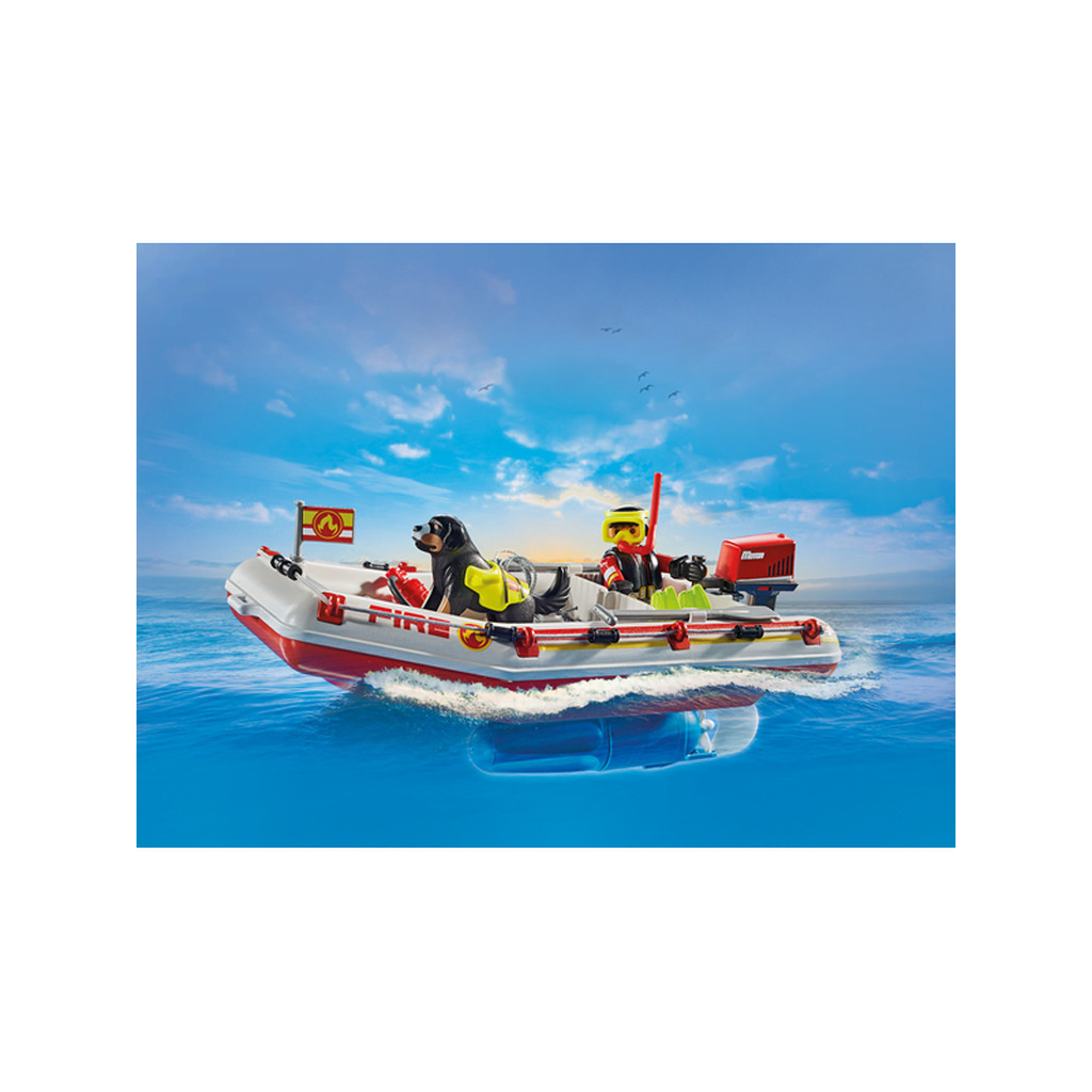 Playmobil Action - Brandbåd med vandscooter