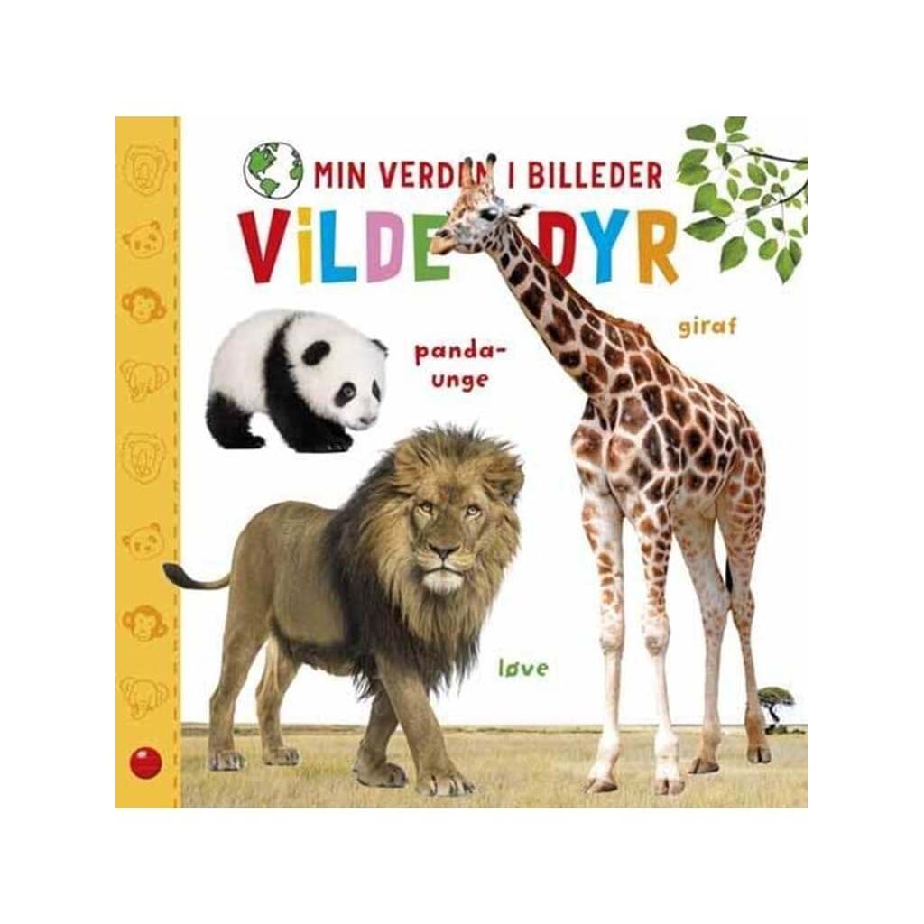 Min verden i billeder: Vilde dyr - Børnebog - Papbog