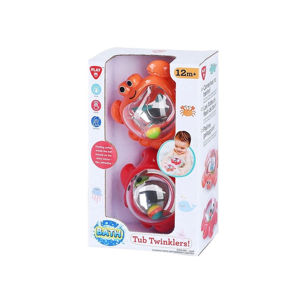 PLAY Bath Toys Tub Twinklers - Crab and Octopus 2 pcs.