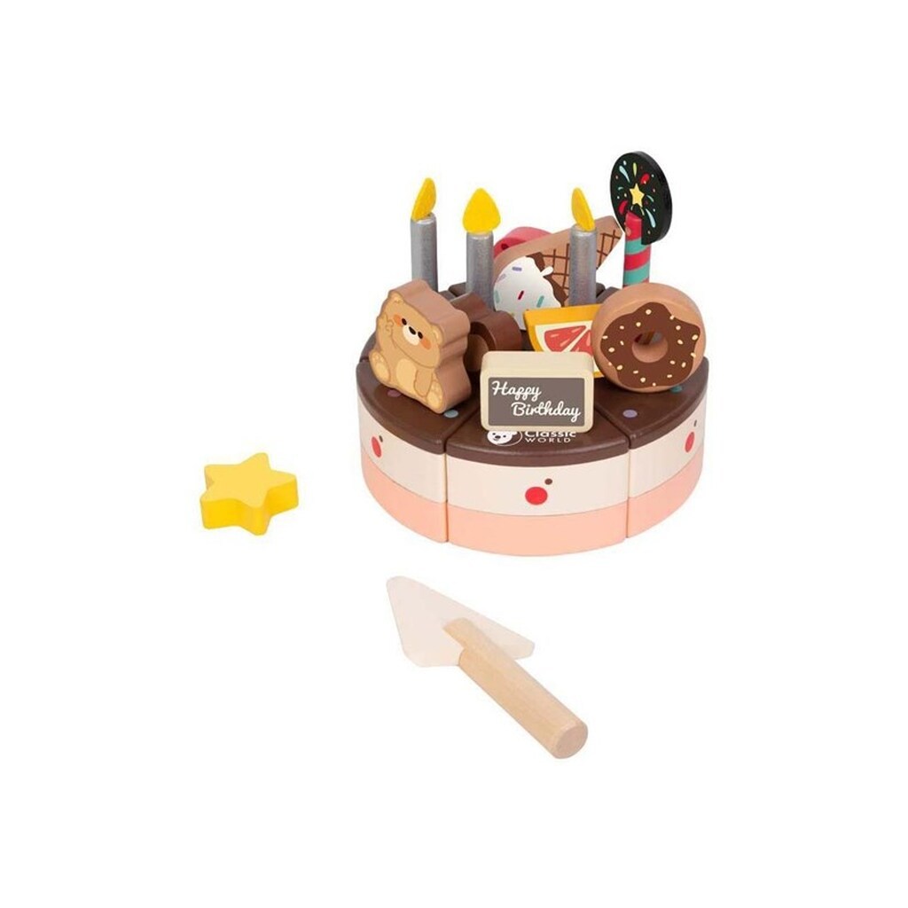 Classic World Wooden Chocolate Cake