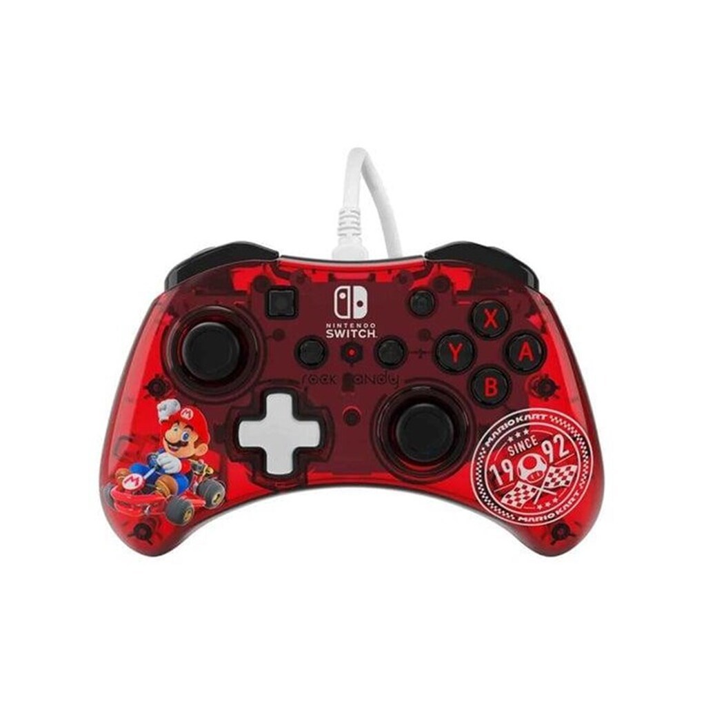 PDP Rock Candy Mini Wired Controller - Mario Kart - Wired Controller - Nintendo Switch