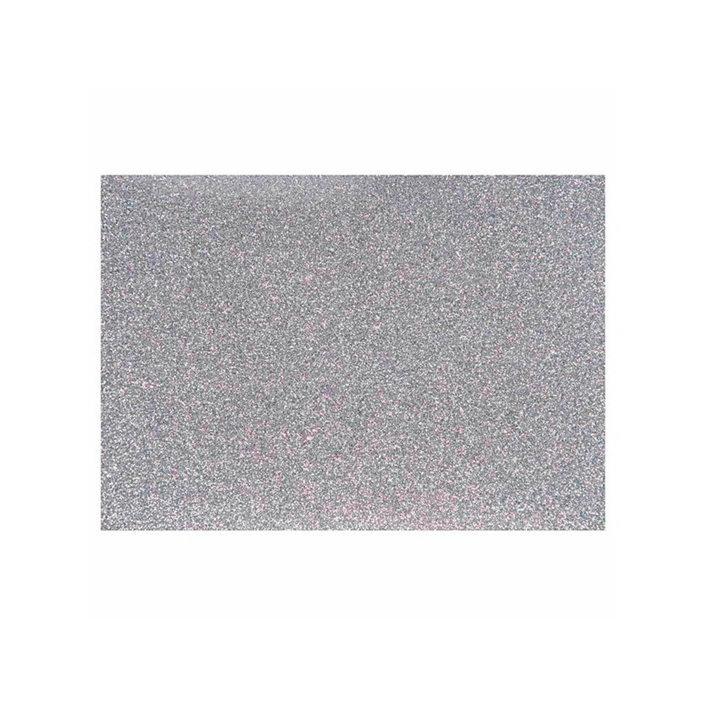 Creativ Company Iron-on Foil Glitter Silver A5