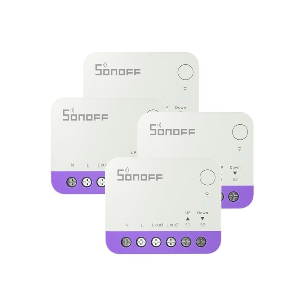Sonoff MINI-RBS WiFi Smart Mini Roller Shutter Switch 4â¯pcs