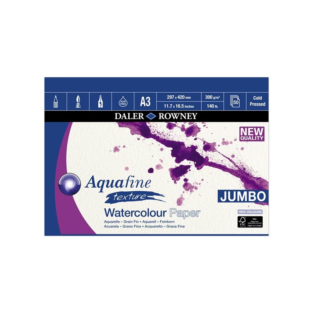 Daler-Rowney Aquafine CP 50 Sheets 300G A3