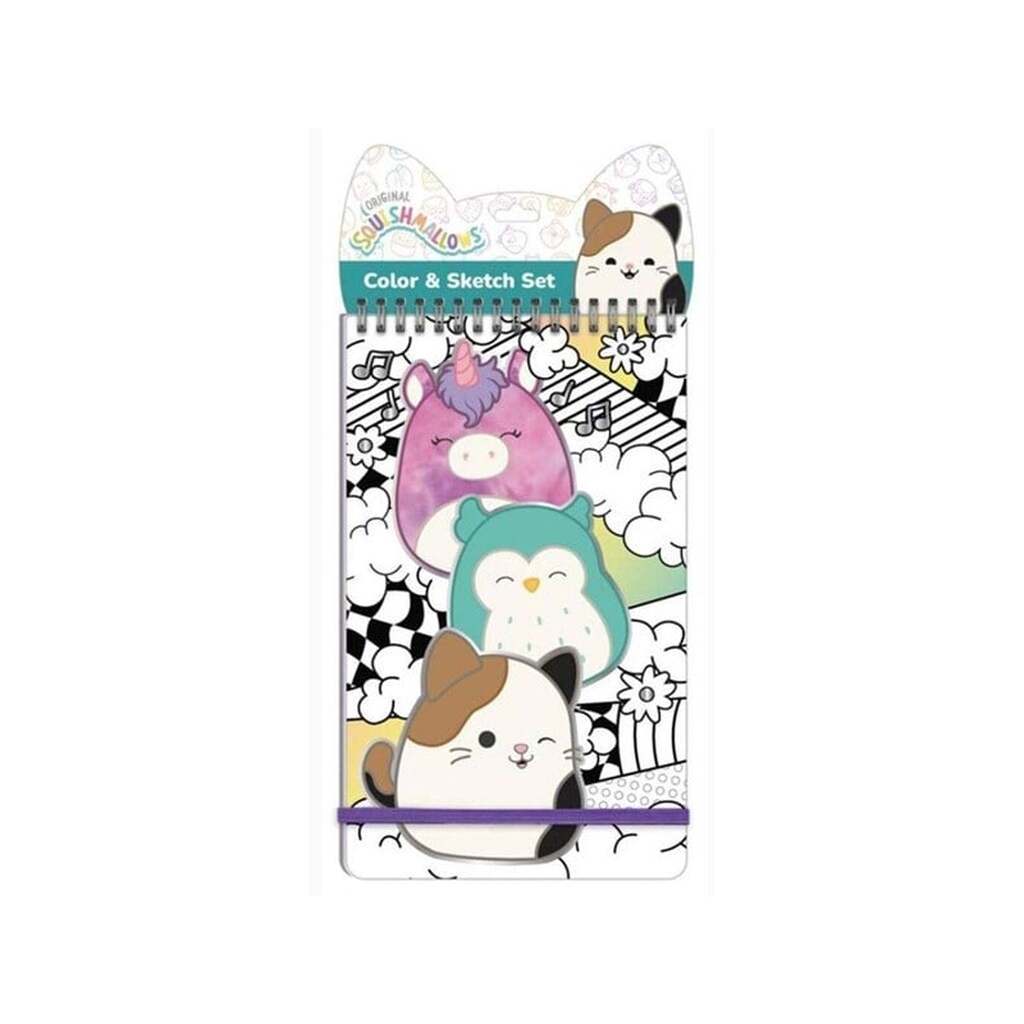 Squishmallows Color And Sketch Book