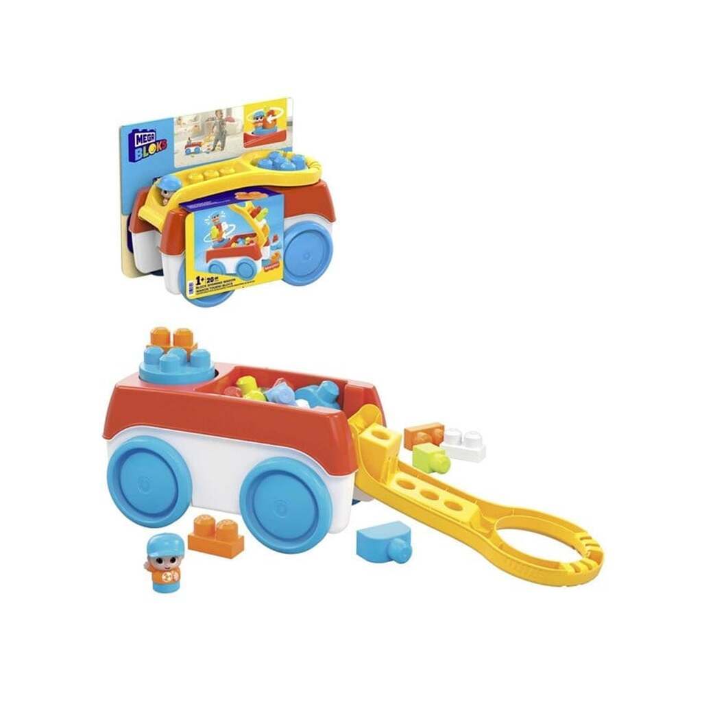 MEGA BLOKS Snurrevogn med byggeklodser