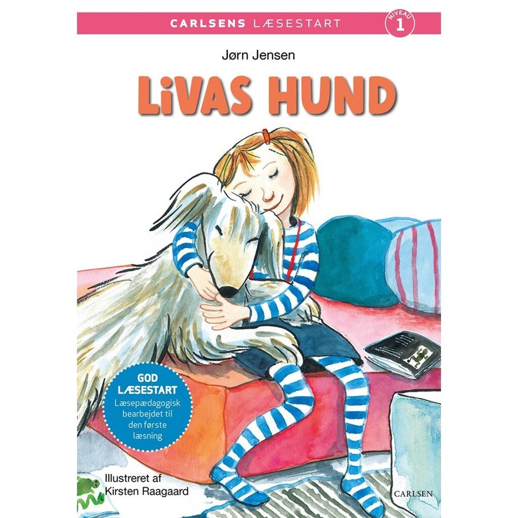 s Læsestart: Livas hund - Børnebog - Hardcover