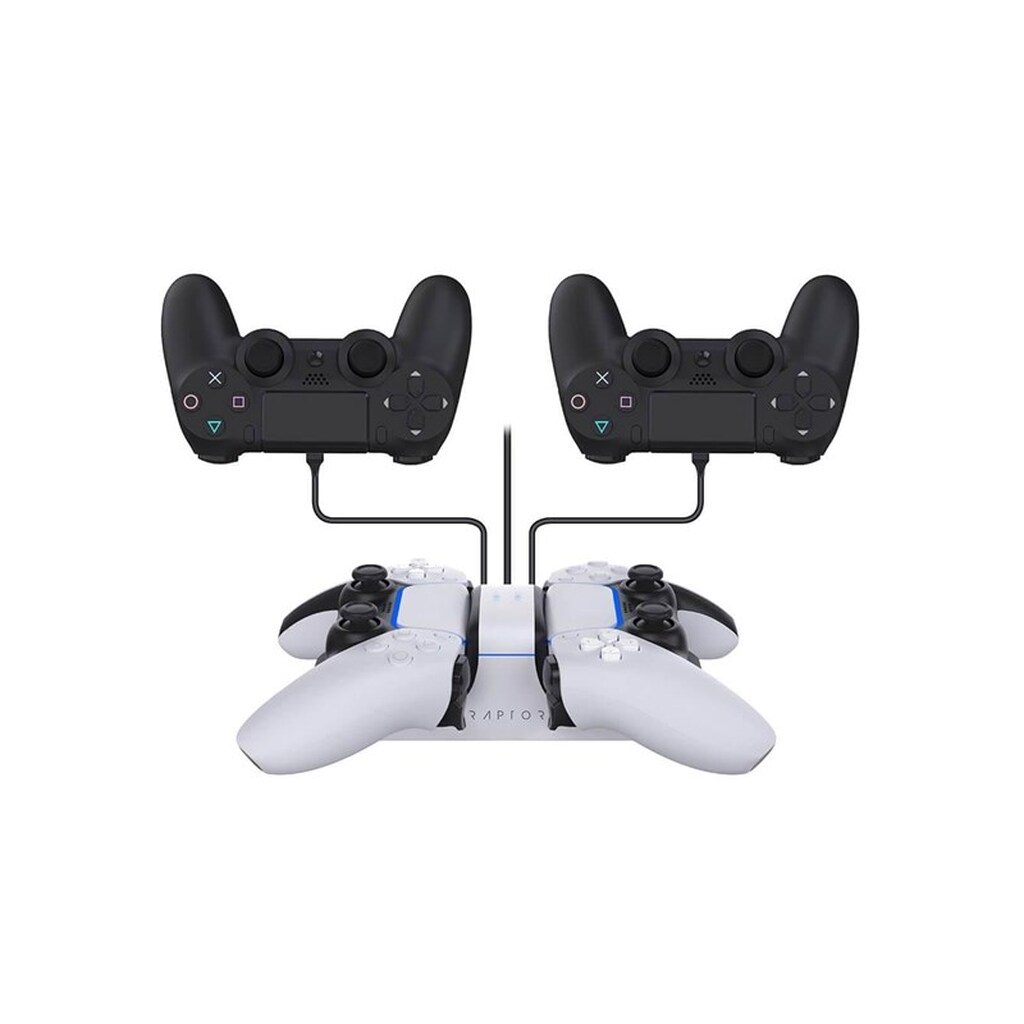 Raptor Gaming Raptor - Dual Charging Dock For Controllers - Wired - Sony PlayStation 5