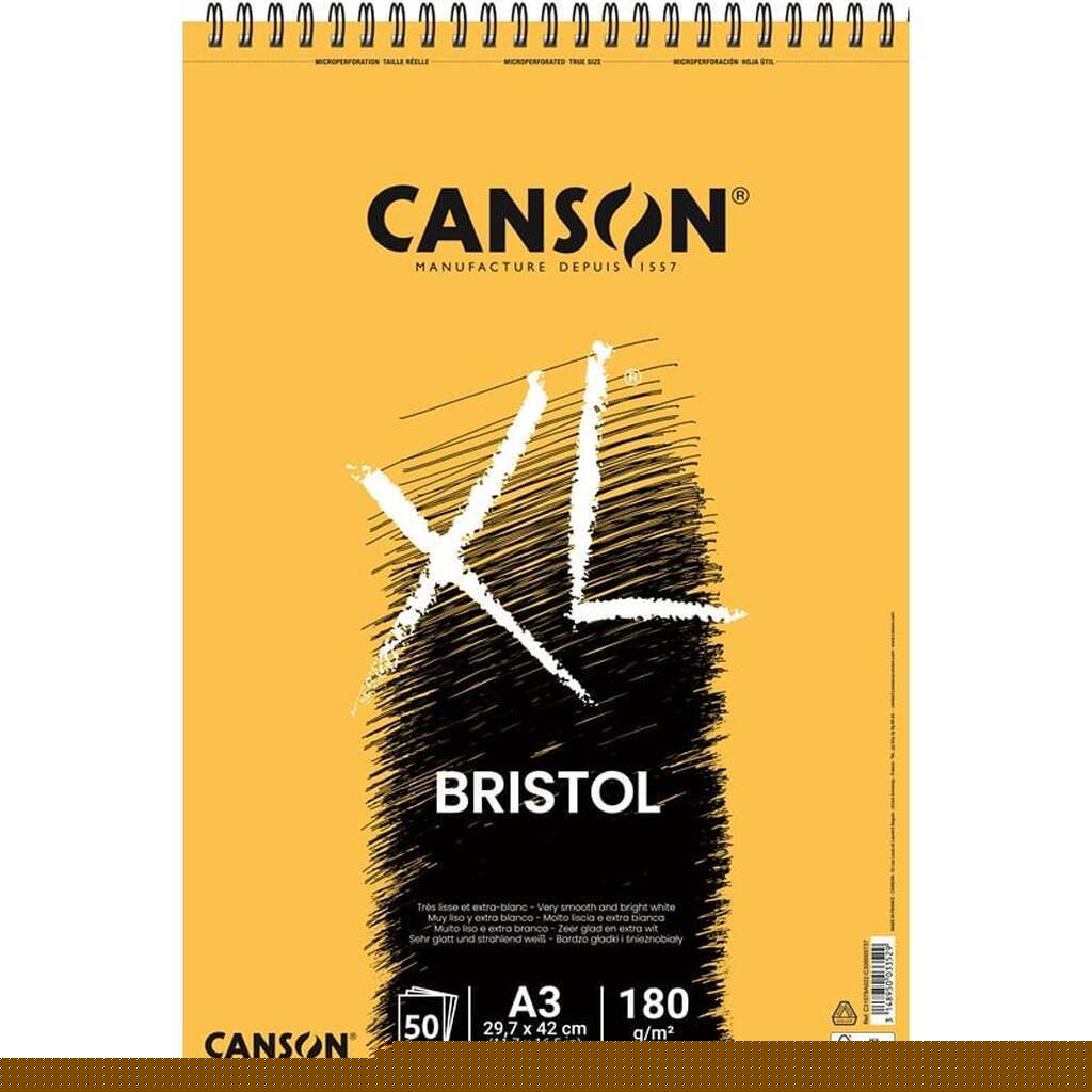 Canson XL Bristol VS A3 180G Spiral 50 SH