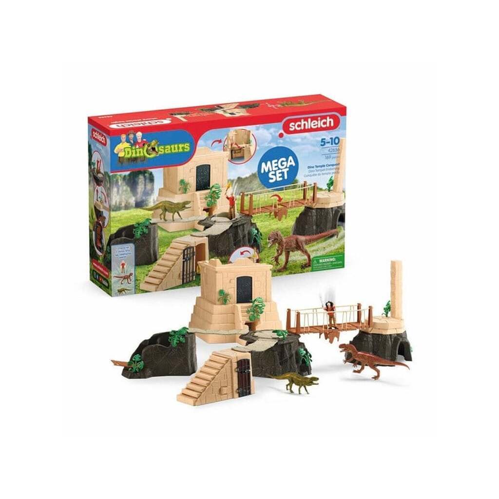 Schleich Erobring af Dino-templet - Mega-sæt
