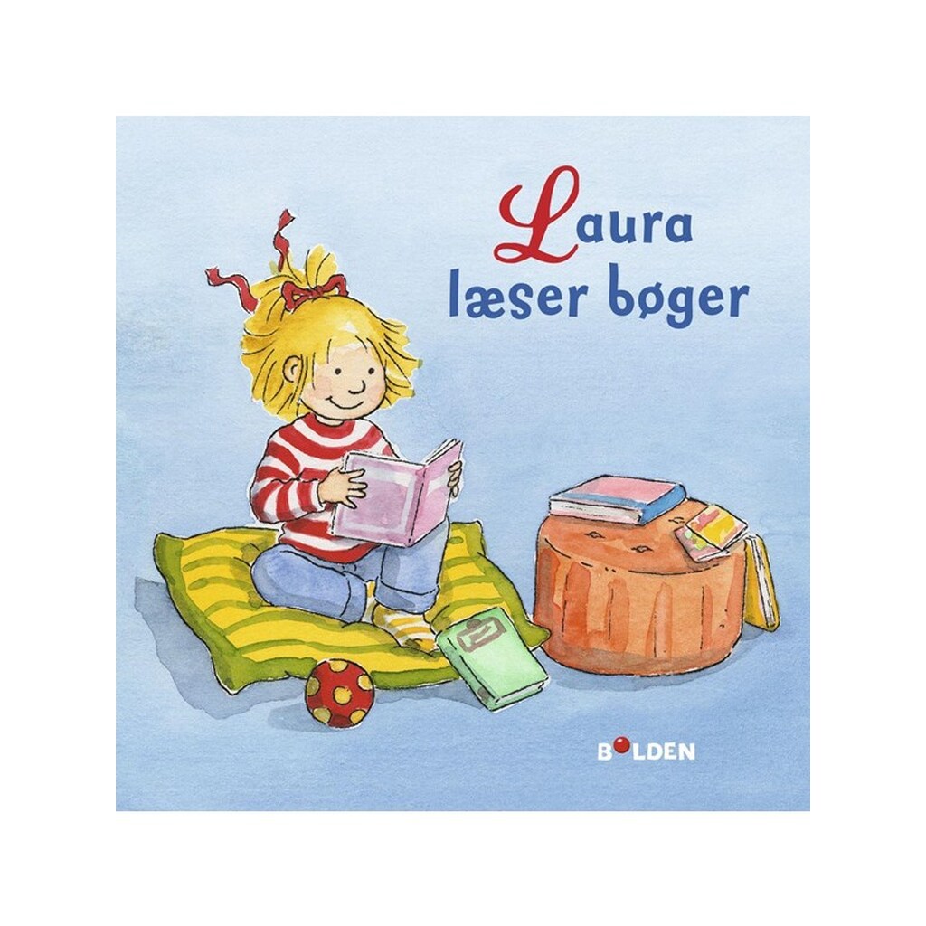 Laura læser bøger - Børnebog - hardback